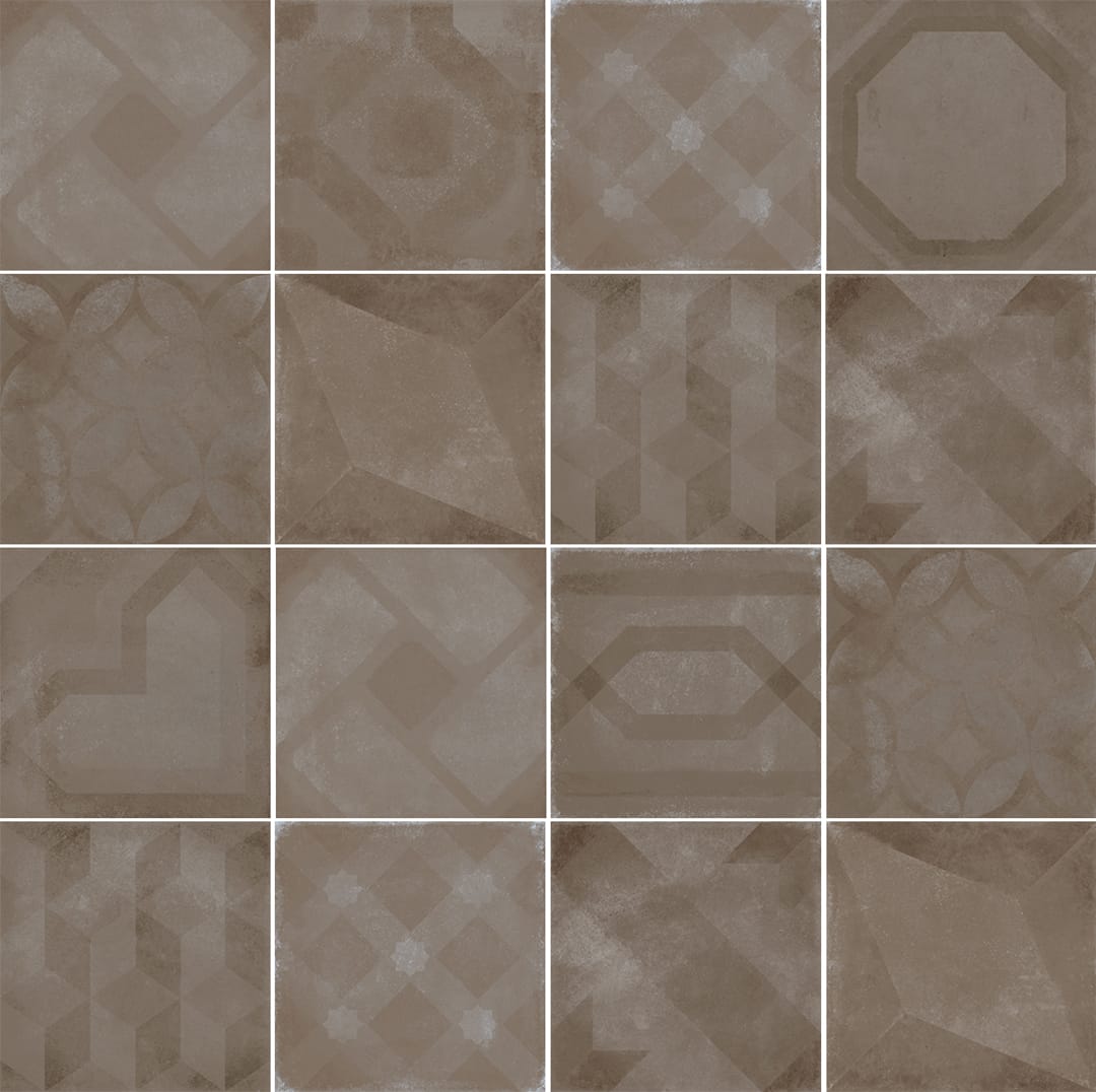 Vintage Fango Decoro Mix 20×20 UG 45